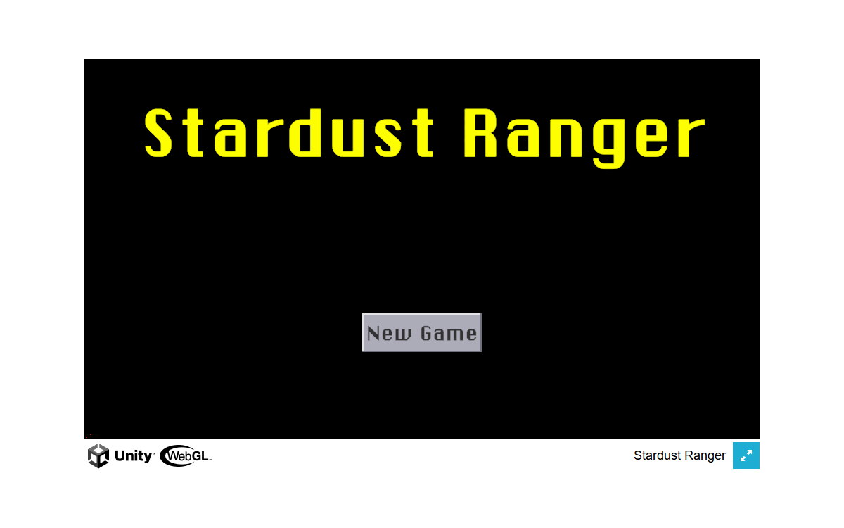 Stardust Ranger title screen